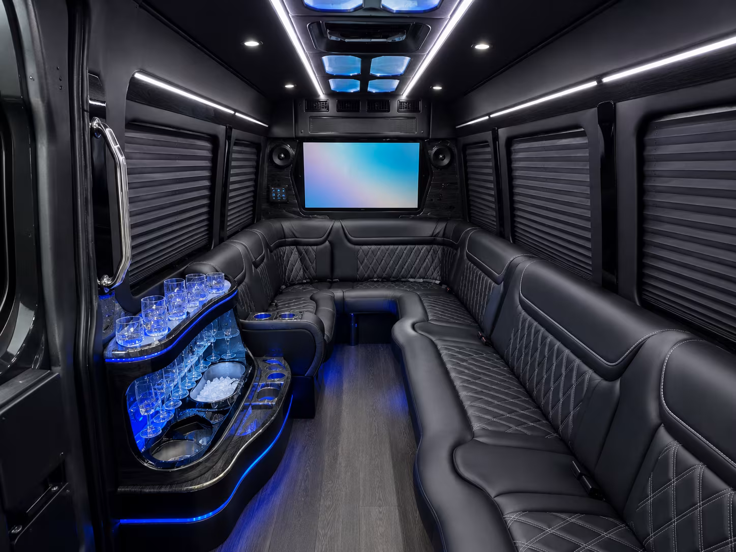 newport beach 30 passenger party bus