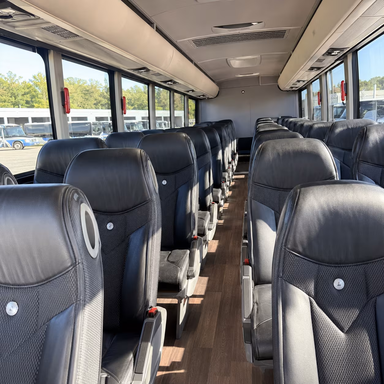 newport beach bus rental service area