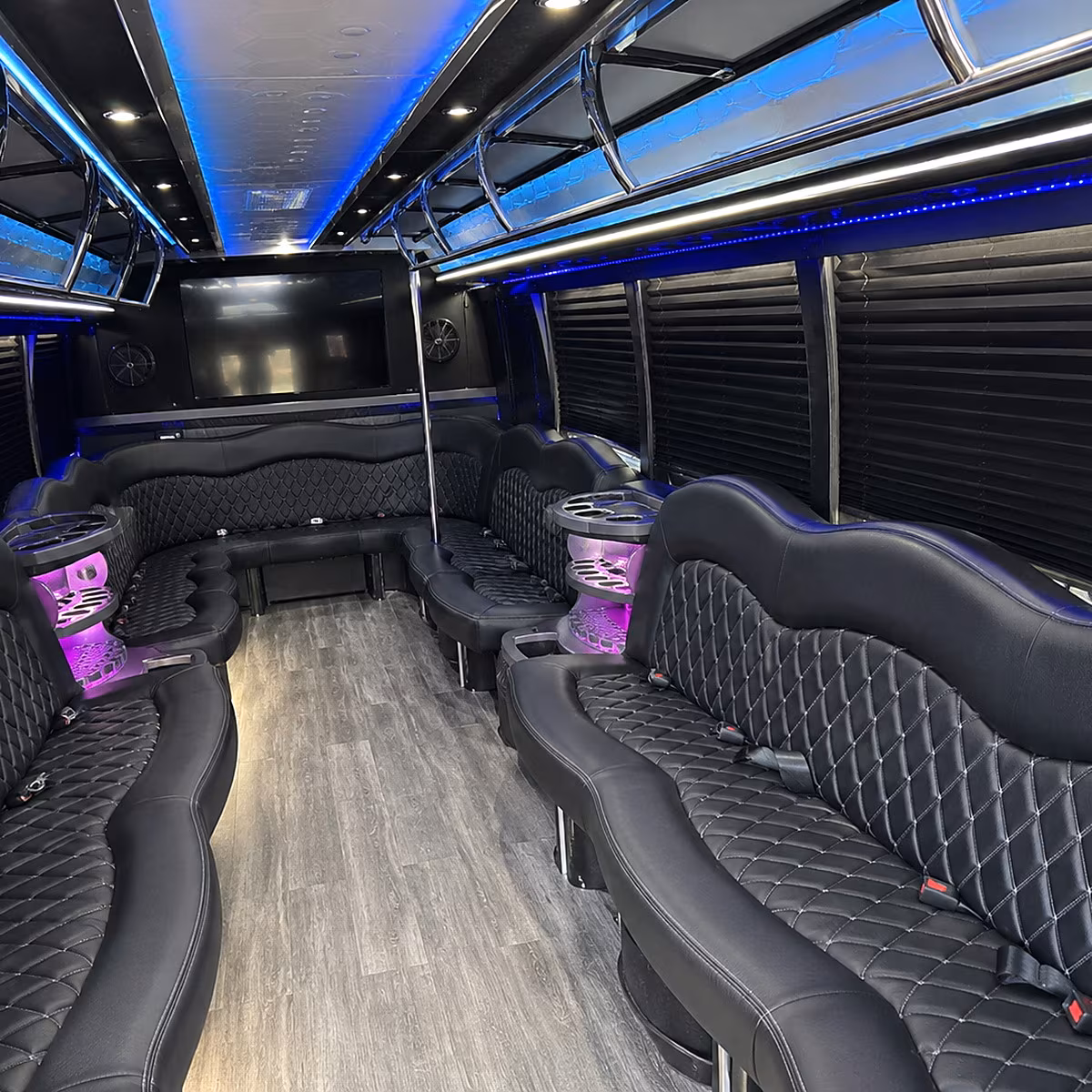 newport beach wedding party bus rental