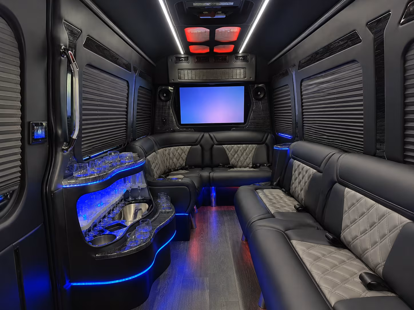 sprinter vans and minibuses for small group wine tours near newport beach